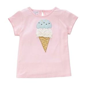 Mudpie 24m/2T/3T short sleeve ice cream shirt